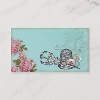 裁縫のテーマの名刺 名刺