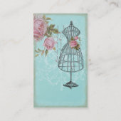 裁縫のテーマの名刺 名刺 (裏面)