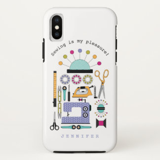 裁縫のモダン供給とツールのパターン化Case-Mate iPhone X ケース