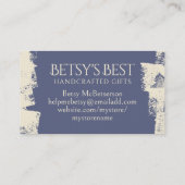 裁縫の乗務員の変更バードビジネスカード 名刺 (裏面)