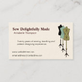 裁縫の名刺 名刺 (正面)