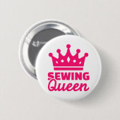 裁縫の女王 缶バッジ (正面&裏面)