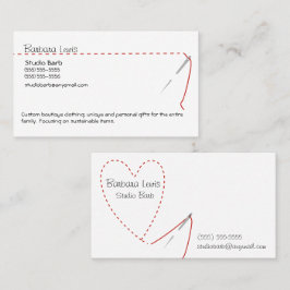 裁縫の技術の名刺 名刺