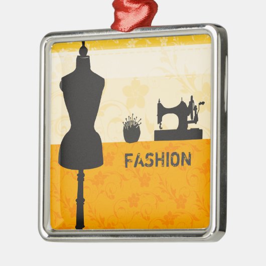 裁縫の技術の服の型枠のファッションの要素 メタルオーナメント (左)