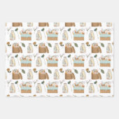 裁縫の概念キット ラッピングペーパーシート (正面)