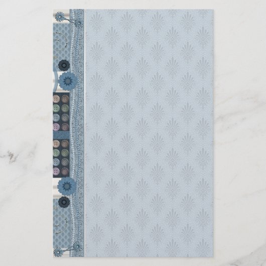 裁縫の熱狂者の文房具 便箋 (正面)