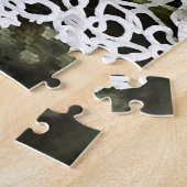 裁縫の糸とレース付きバスケット ジグソーパズル (側面)