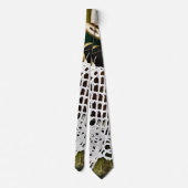 裁縫の糸とレース付きバスケット ネクタイ (裏面)