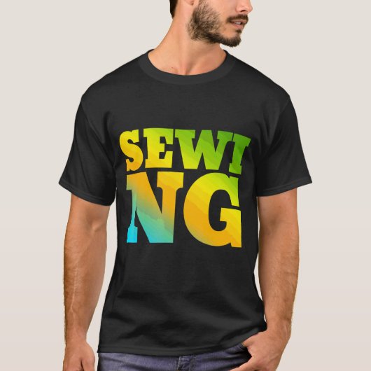 裁縫の自然色 Tシャツ (正面)
