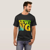 裁縫の自然色 Tシャツ (正面フル)