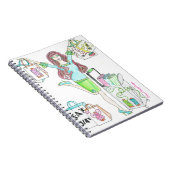 裁縫の買物客のノート ノートブック (右側)