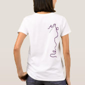 裁縫のTシャツ-ユーモア Tシャツ (裏面)