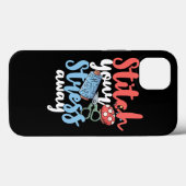 裁縫のTシャツWomen Who Quilter Seamstress Sew Case-Mate iPhoneケース (裏面 (横))