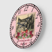 裁縫はソウルヴィンテージ機械時計を修理する ラージ壁時計 (傾斜)