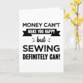 裁縫は幸せなギフトをおもしろい作る カード (黄色い花)