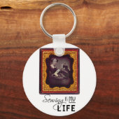 裁縫は私の人生 キーホルダー (正面)