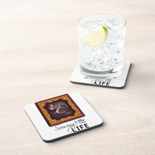 裁縫は私の人生 コースター (右側)
