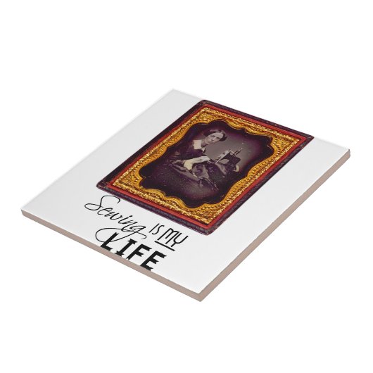 裁縫は私の人生 タイル (側面)