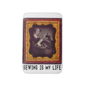 裁縫は私の人生 バスマット (正面縦)