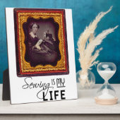 裁縫は私の人生 フォトプラーク (側面)