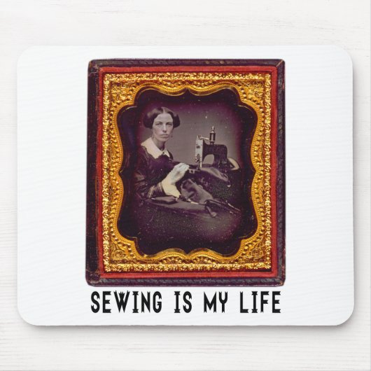 裁縫は私の人生 マウスパッド (正面)
