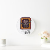 裁縫は私の人生 ラウンド壁時計 (ホーム)