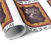 裁縫は私の人生 ラッピングペーパー (ロールコーナー)