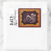 裁縫は私の人生 長方形シール (バッグ)