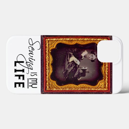 裁縫は私の人生 Case-Mate iPhoneケース (裏面 (横))