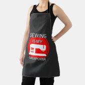 裁縫は私の超大国引用文 エプロン (インサイチュ)