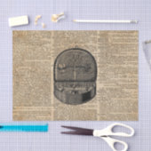 裁縫は辞書の芸術10lbのティッシュペーパーに用具を使います 薄葉紙 (クラフト)