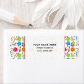 裁縫をテーマにした住所 シール (インサイチュ)