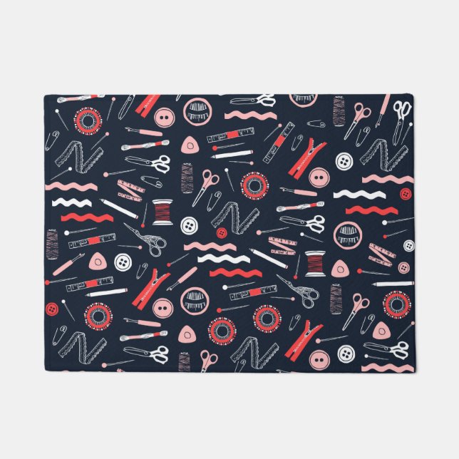 裁縫アクセサリドアマット ドアマット (正面)