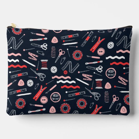 裁縫アクセサリーバッグ アクセサリーポーチ (正面)