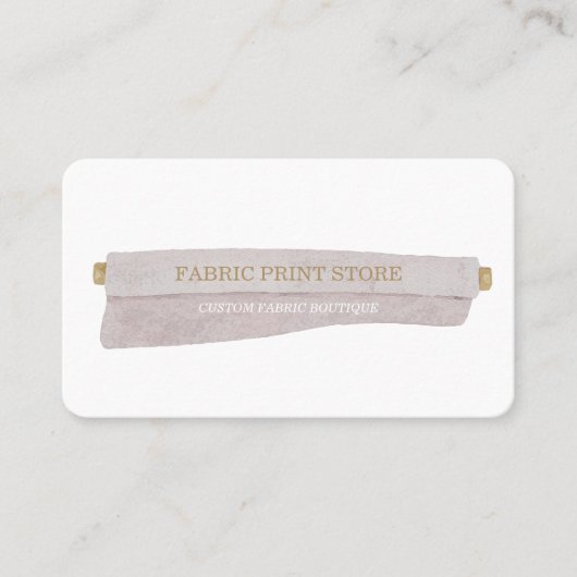 裁縫アトリエカスタムテーラーファブリック 名刺 (正面)