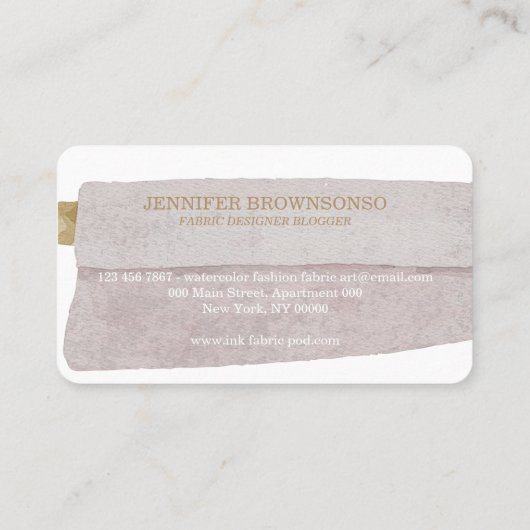 裁縫アトリエカスタムテーラーファブリック 名刺 (裏面)