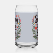 裁縫イマイブリスフローラタイポグラフィ ガラス缶 (左)