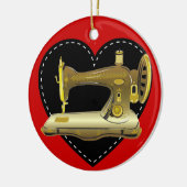 裁縫オーナメント- SRF セラミックオーナメント (左)