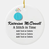 裁縫オーナメント- SRF セラミックオーナメント (裏面)