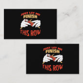 裁縫キルティングテーラードレスメーカーおもしろい編み物L 名刺 (正面/裏面)