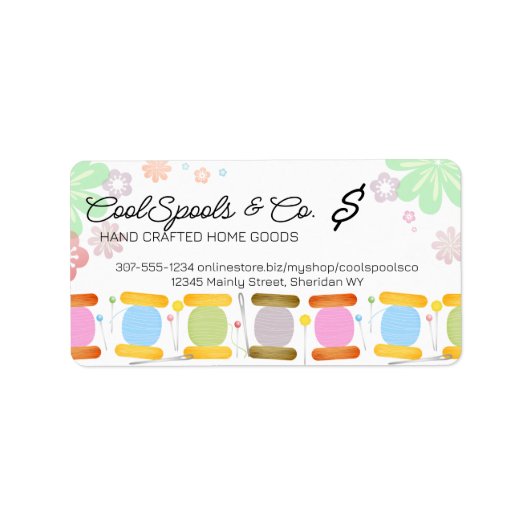 裁縫キルティングニードルスレッドシームストレス価格 ラベル (正面)