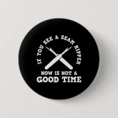 裁縫キルティング 缶バッジ (正面)