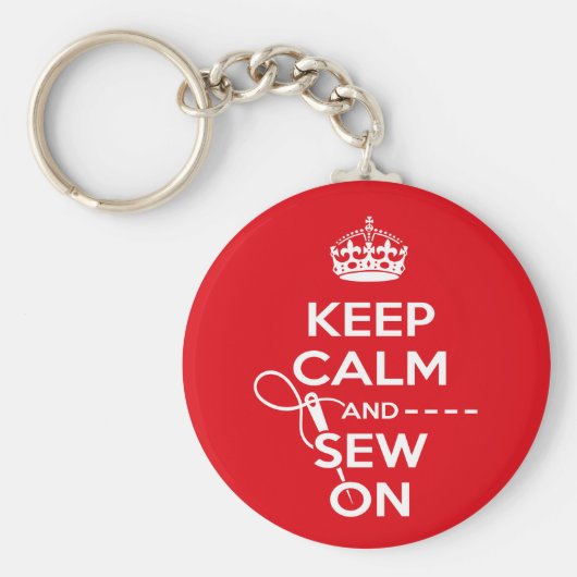 裁縫キーリング キーホルダー (正面)