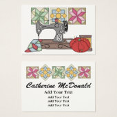 裁縫ギフトの囲い/クラフターカード (正面&裏面)