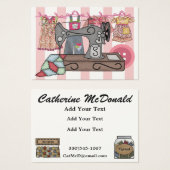 裁縫ギフトの囲い/クラフターカード (正面&裏面)