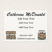 裁縫ギフトの囲い/クラフターカード (裏面)