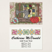 裁縫ギフトの囲い/シーストレスカード (正面&裏面)