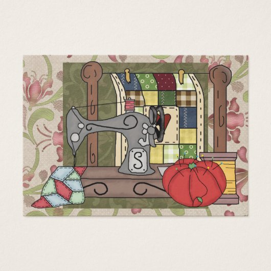 裁縫ギフトの囲い/シーストレスカード (正面)