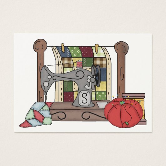 裁縫ギフトの囲い/シーストレスカード (正面)