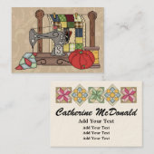 裁縫ギフトの囲い/シーストレスカード 名刺 (正面/裏面)